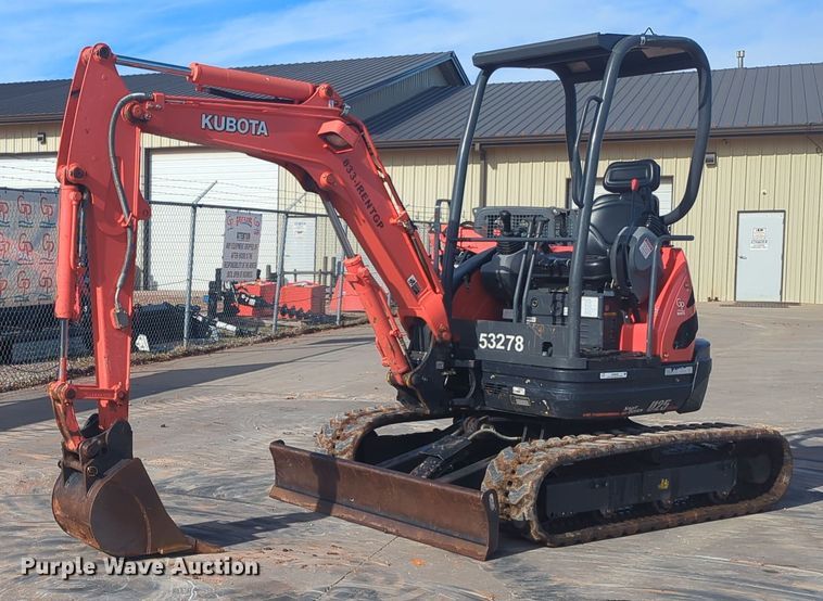 image for item OD9035 2020 Kubota U25  mini excavator