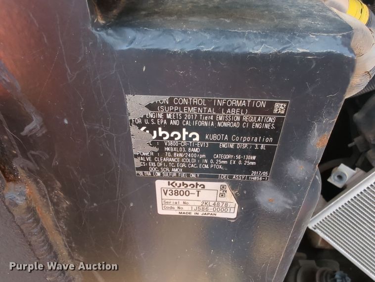 image for item OD9036 Kubota SVL95-2S  tracked skid steer loader