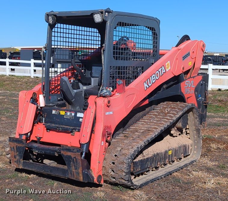 image for item OD9077 2017 Kubota SVL95-2S  tracked skid steer loader
