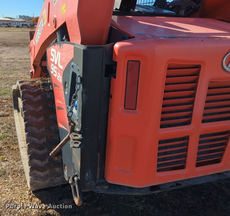 image for item OD9077 2017 Kubota SVL95-2S  tracked skid steer loader