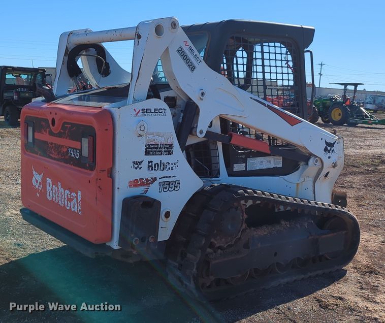 image for item OD9078 2017 Bobcat T595  tracked skid steer loader