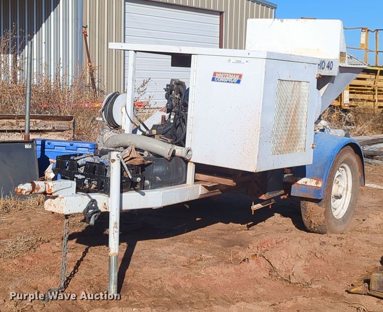 image for item OD9089 Whiteman conspray SF40  concrete pump