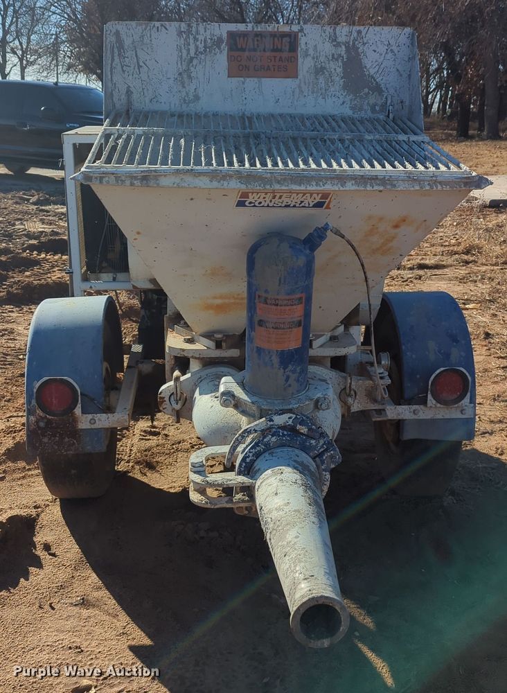image for item OD9089 Whiteman conspray SF40  concrete pump