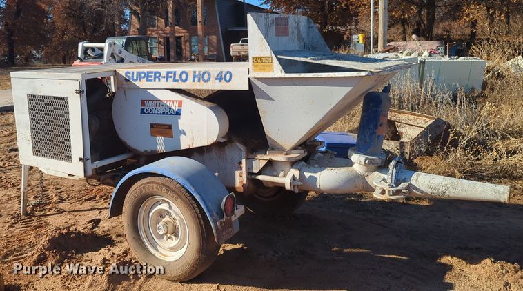 image for item OD9089 Whiteman conspray SF40  concrete pump