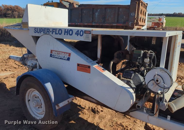 image for item OD9089 Whiteman conspray SF40  concrete pump