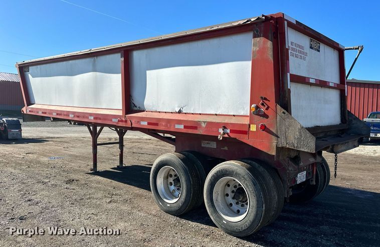 image for item OF9160 2005 Hilbilt 2830HDXPA  end dump trailer