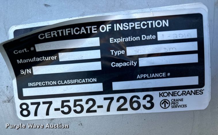 image for item OF9620 Kone Cranes  crane