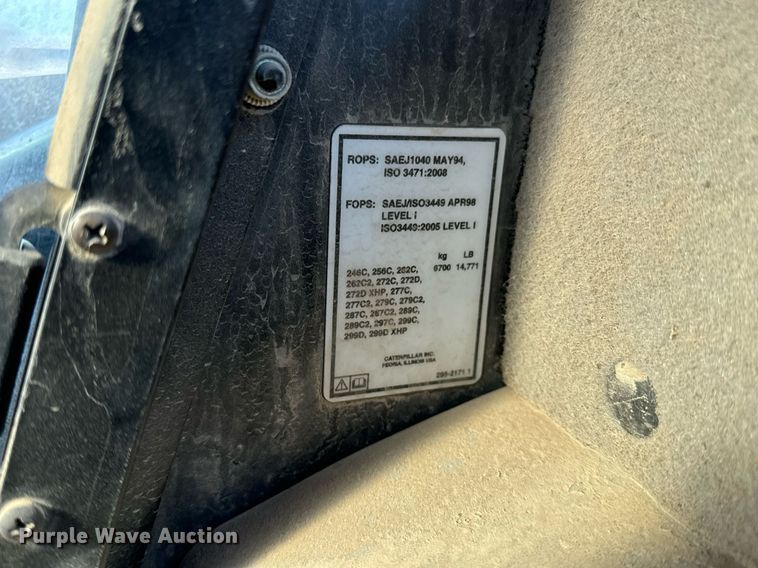 image for item OF9653 2013 Caterpillar 262C Series 2  skid steer loader