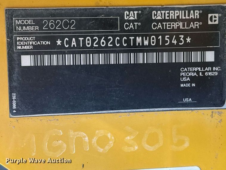 image for item OF9653 2013 Caterpillar 262C Series 2  skid steer loader