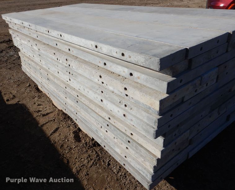 image for item OL9486 Approximately 105 aluminum concrete forms
