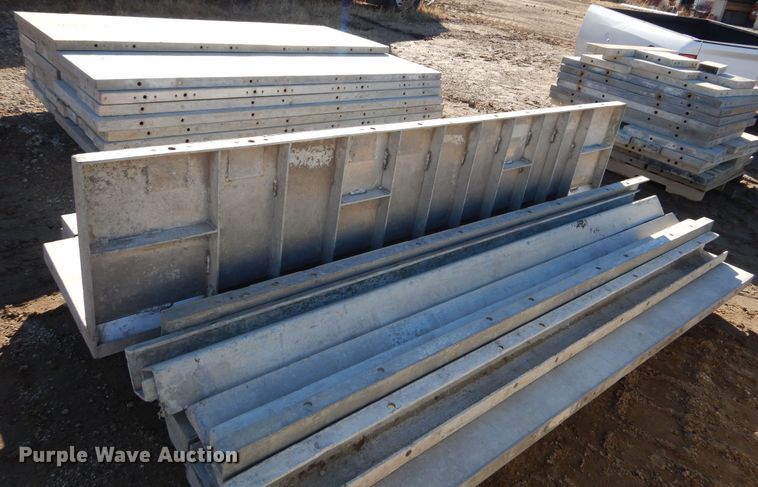 image for item OL9486 Approximately 105 aluminum concrete forms