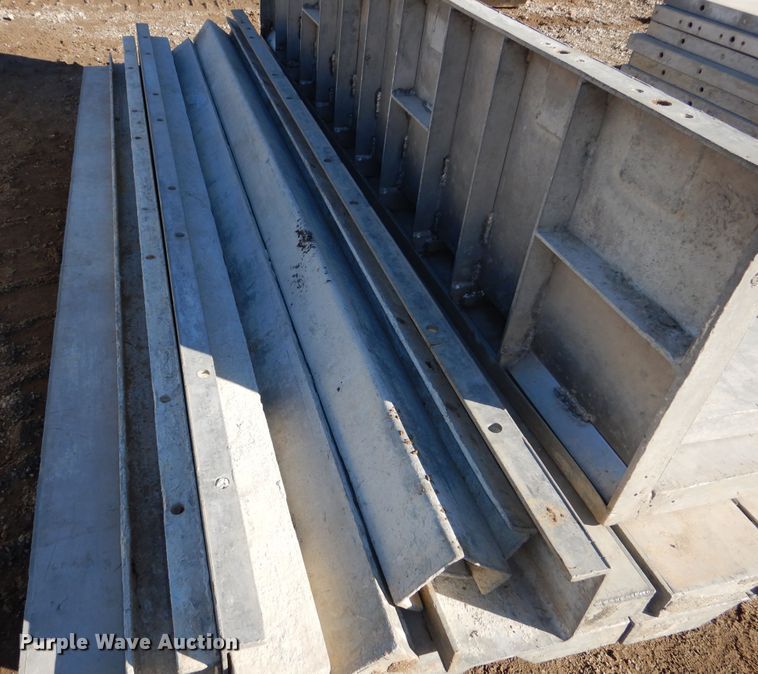 image for item OL9486 Approximately 105 aluminum concrete forms