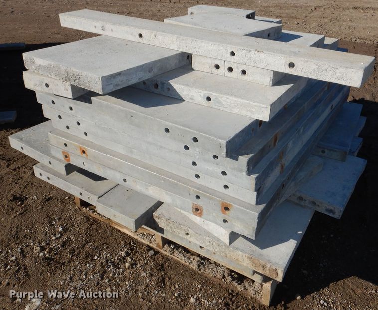 image for item OL9486 Approximately 105 aluminum concrete forms