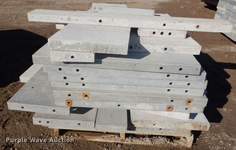 image for item OL9486 Approximately 105 aluminum concrete forms