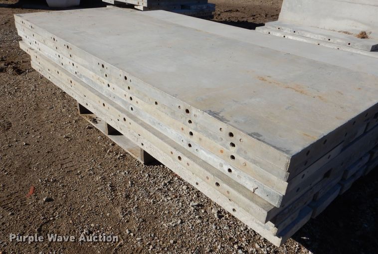 image for item OL9486 Approximately 105 aluminum concrete forms