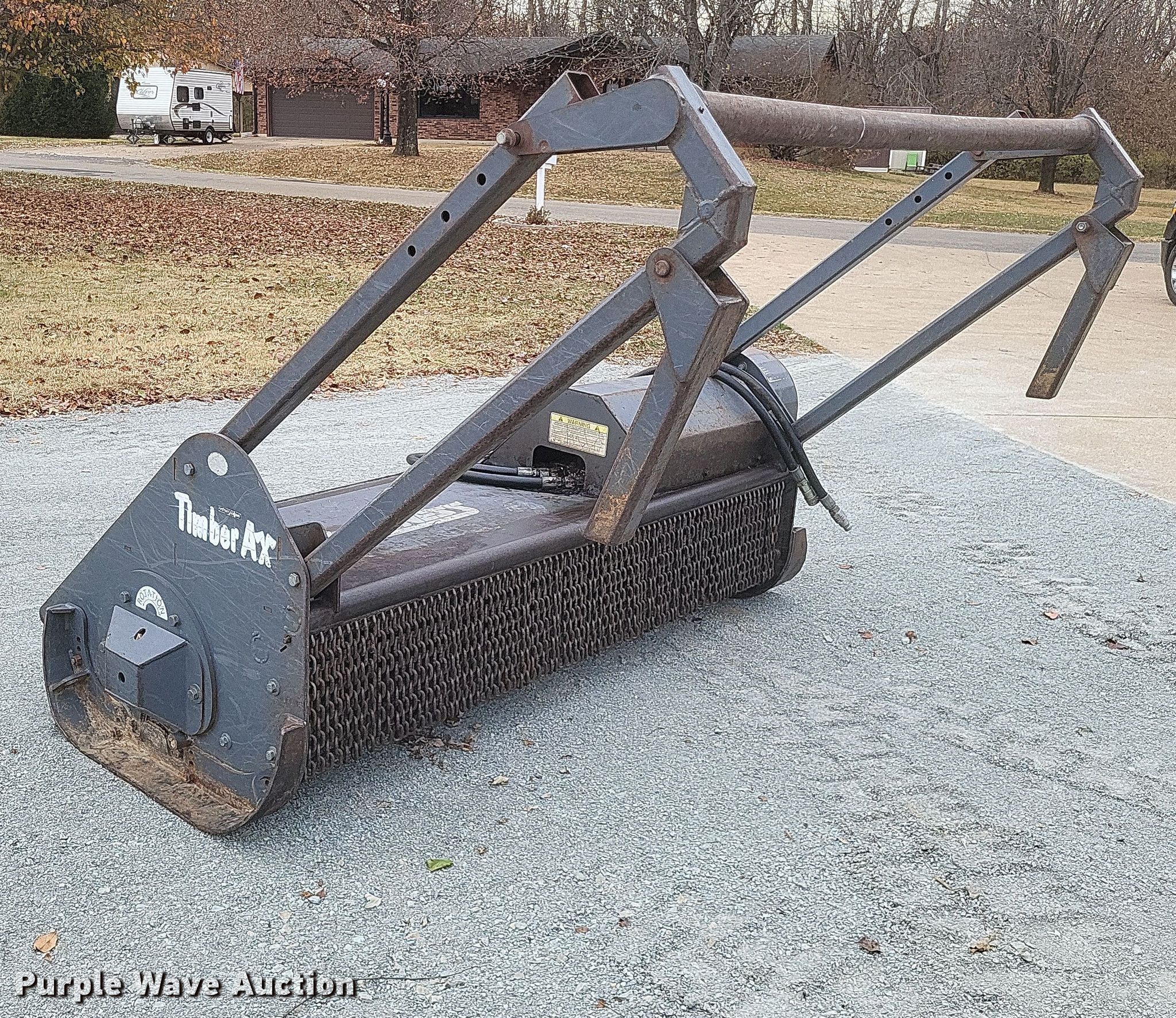 Loftness Timber Ax skid steer mulcher in Farmington, MO Item DK1199 for sale Purple Wave