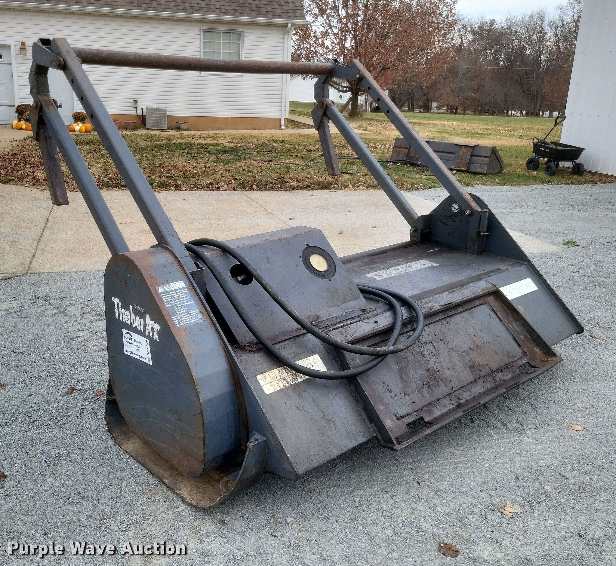 Loftness Timber Ax skid steer mulcher in Farmington, MO Item DK1199 for sale Purple Wave