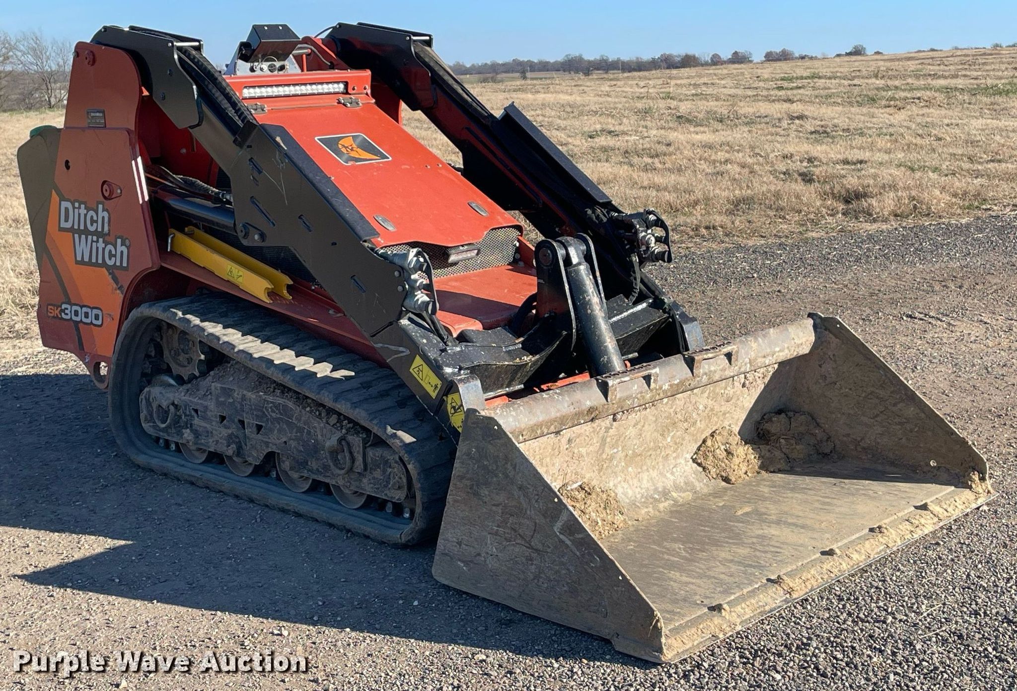 2020 Ditch Witch SK3000 compact utility loader in Idabel, OK Item LV9273 for sale Purple Wave