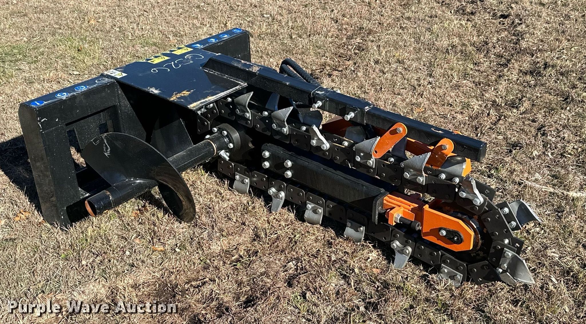 2023 Mower King ECSSCT72 skid steer trencher in Yates Center, KS Item