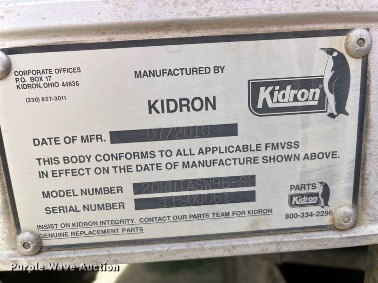 image for item DH8592 2011 International DuraStar 4300  refrigerated truck