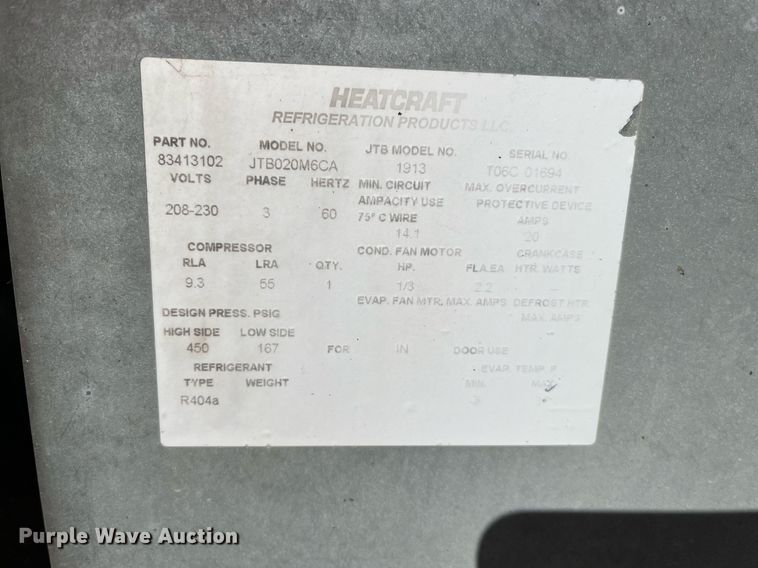 image for item DH8594 2007 Freightliner Business Class M2  refrigerated truck