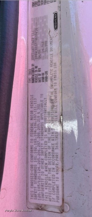 image for item DH8596 2007 Freightliner Business Class M2  refrigerated truck