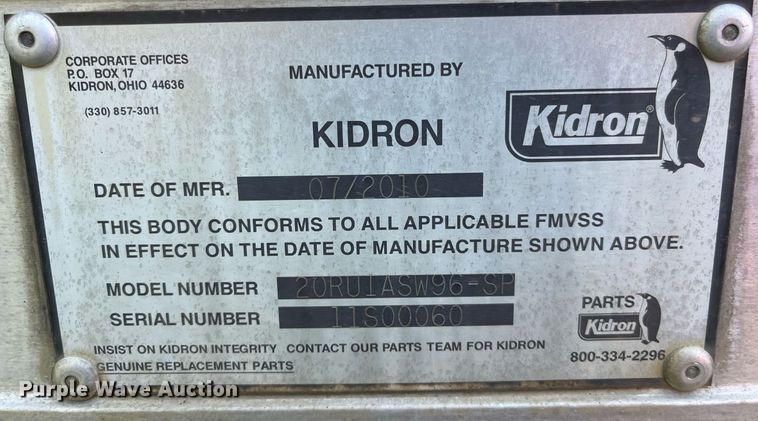 image for item DH8598 2011 International DuraStar 4300  refrigerated truck