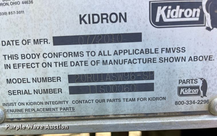 image for item DH8598 2011 International DuraStar 4300  refrigerated truck