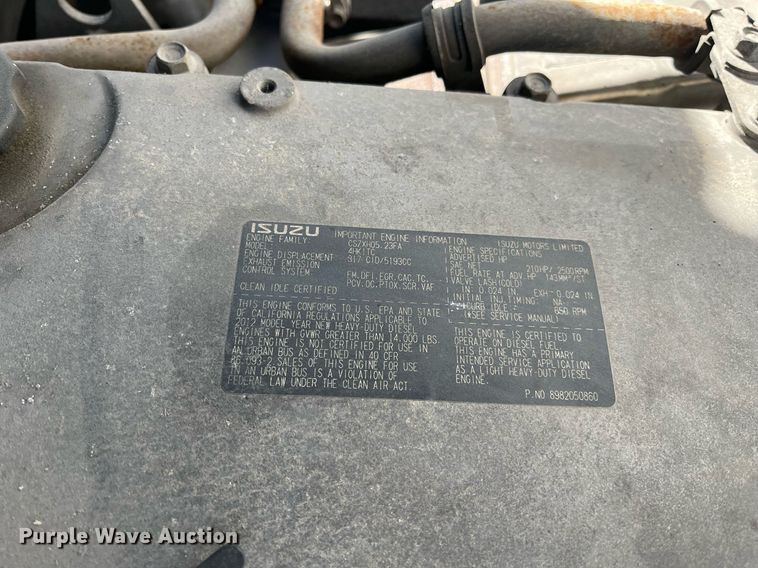 image for item DH8610 2013 Isuzu NRR  refrigerated truck