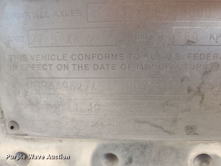 image for item DI6252 2004 Great Dane  refrigerated van trailer