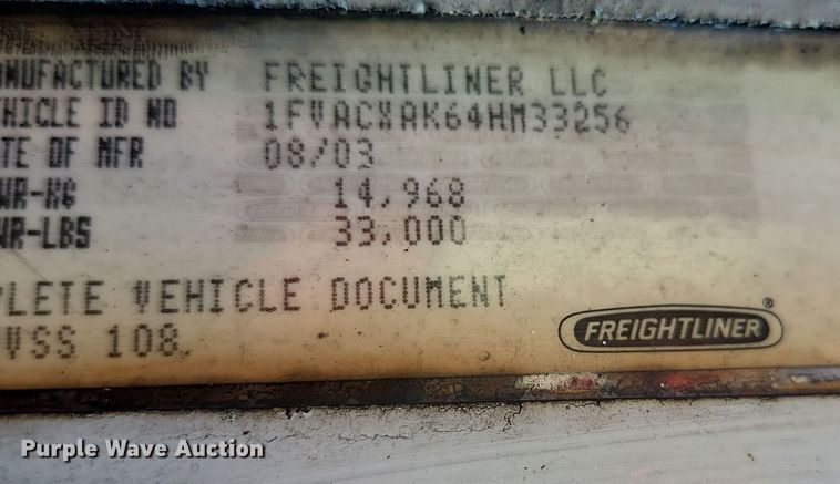 image for item DI6271 2004 Freightliner Business Class M2  refrigerated truck