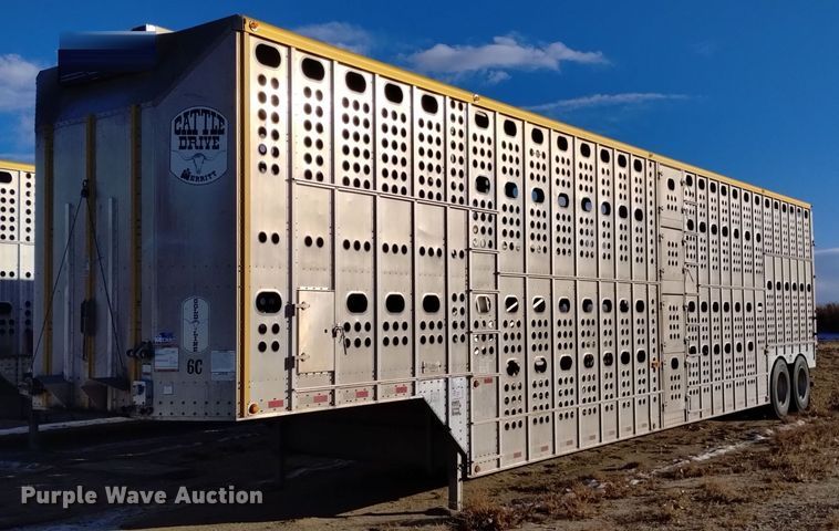 image for item DK8923 2012 Merritt Gold Line  livestock trailer