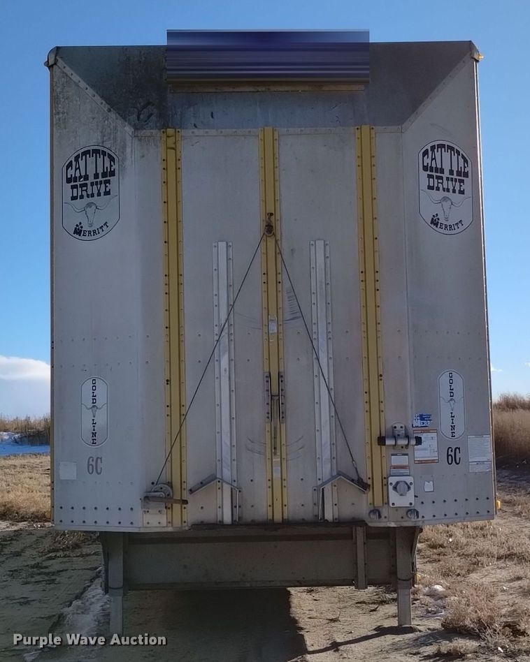 image for item DK8923 2012 Merritt Gold Line  livestock trailer