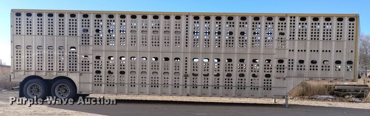 image for item DK8924 2012 Merritt Gold Line  livestock trailer
