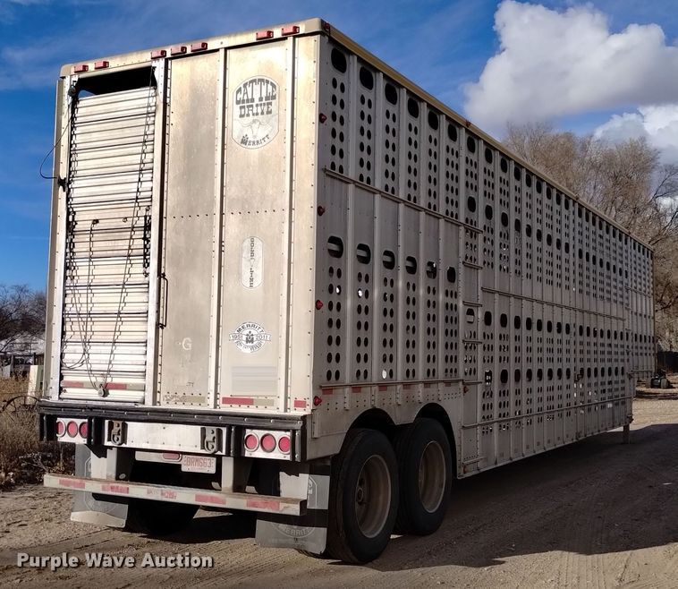 image for item DK8924 2012 Merritt Gold Line  livestock trailer