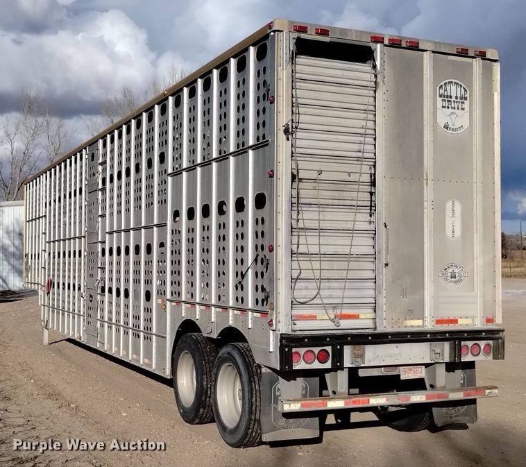 image for item DK8924 2012 Merritt Gold Line  livestock trailer