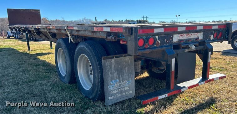 image for item DN0562 1989 Fruehauf  flatbed trailer