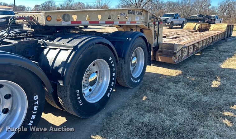 image for item DN0564 2008 Trail King TK110HDG-523  lowboy equipment trailer