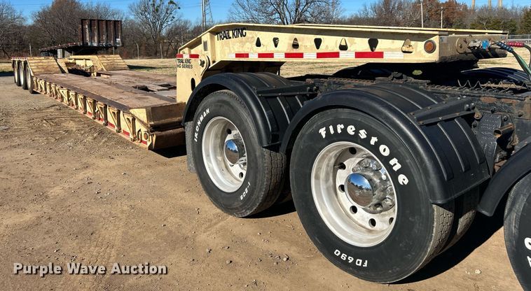 image for item DN0564 2008 Trail King TK110HDG-523  lowboy equipment trailer