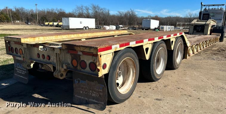 image for item DN0564 2008 Trail King TK110HDG-523  lowboy equipment trailer
