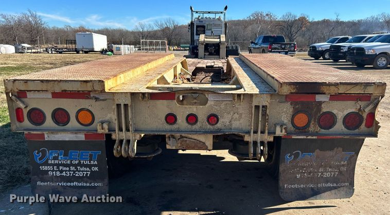 image for item DN0564 2008 Trail King TK110HDG-523  lowboy equipment trailer