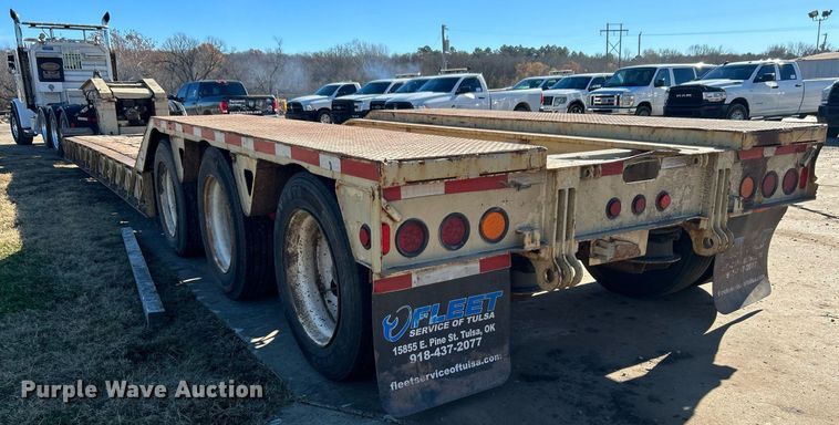 image for item DN0564 2008 Trail King TK110HDG-523  lowboy equipment trailer