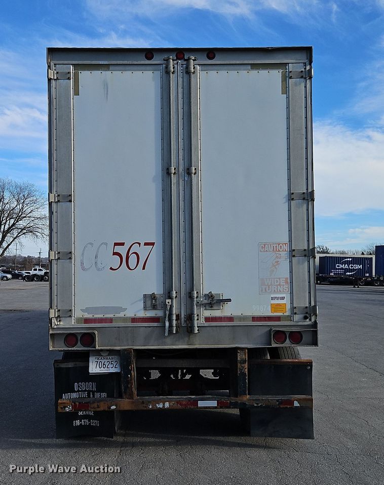 image for item DN7156 1999 Trailmobile  refrigerated van trailer