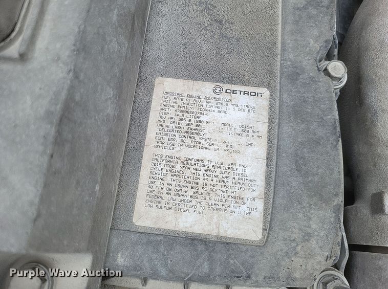 image for item DO4780 2016 Western Star 5700XE  semi truck