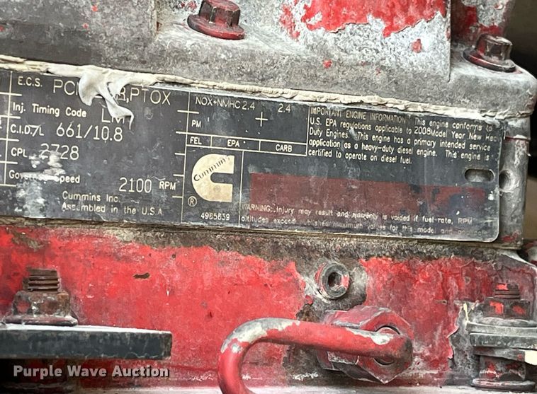 image for item DP2161 2009 Kenworth T800  semi truck