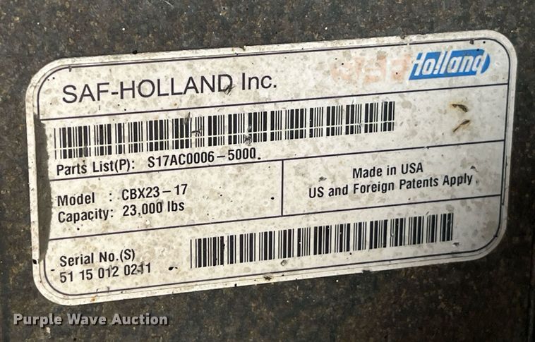 image for item DP2162 2015 Wilson DWH-500  grain trailer