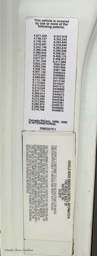 image for item DP8775 2011 International WorkStar 7400  digger derrick truck