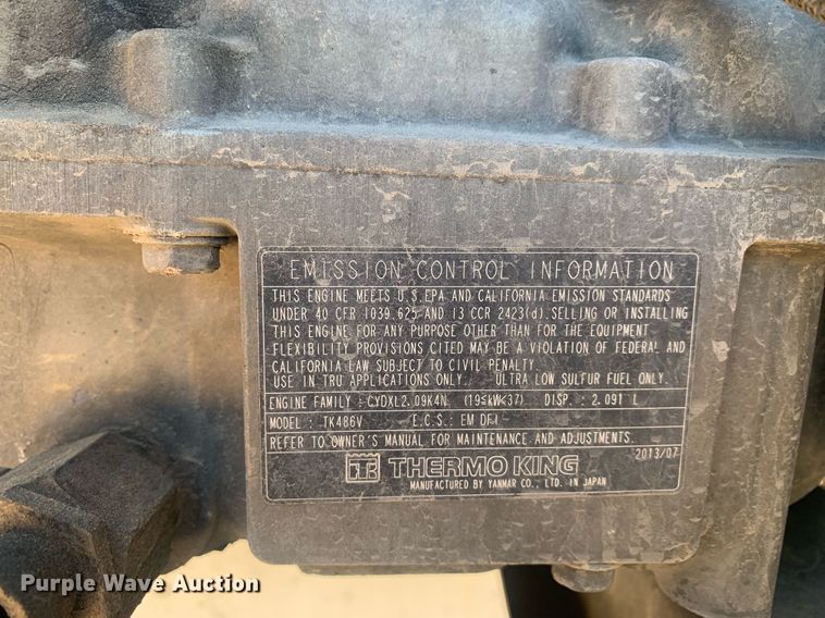 image for item DP8787 2014 Utility VS2RA  refrigerated van trailer