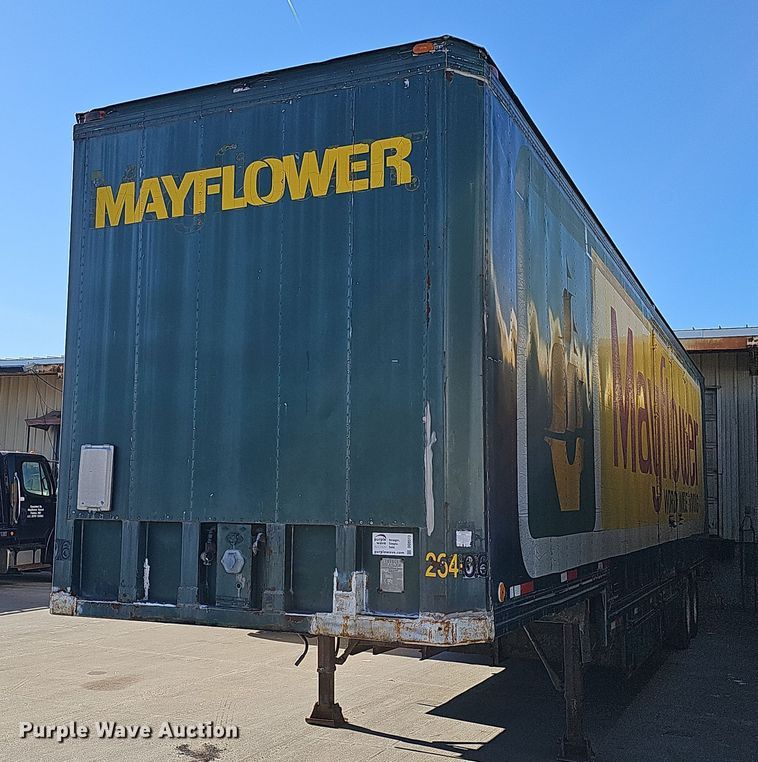 image for item DQ8513 1976 Kentucky Trailers FVCC  dry van trailer