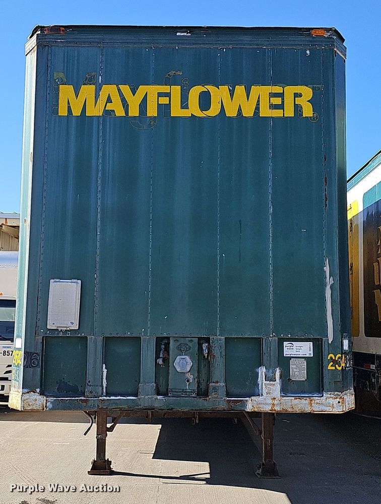 image for item DQ8513 1976 Kentucky Trailers FVCC  dry van trailer